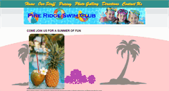 Desktop Screenshot of pineridgeswimclubpa.com